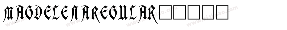 Magdelena Regular字体转换